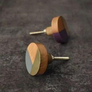 Tiradores de madera de resina de diseño moderno, nuevo lanzamiento, cuerno de hueso, manijas de gabinete de latón para cocina, sala de estar, armario, dormitorio - Product Image 4