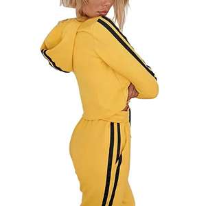 Elegante conjunto de chándal de algodón para mujer, conjunto suave y ligero de dos piezas para uso informal y diario - Product Image 4