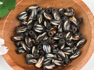 Perles rondes en os naturelles écologiques pour la fabrication de bijoux, accessoires de mode faits à la main, projets de bricolage AZ ENTERPRISES - Product Image 6