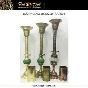 Farida Luxury Arabian Brass Boury Cachimba oxidada con técnicas de laca - Product Image 3