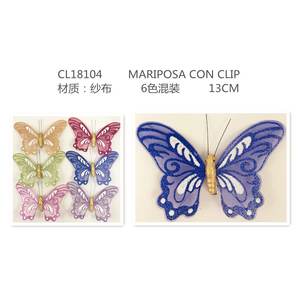 Butterfly <b>Wall</b> <b>Decorations</b> with Clip 12u/c for <b>Party</b> - Product Image 1