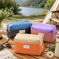 Sac de voyage de gros pour maquillage, grande capacité, organiseur de cosmétiques, trousse de toilette portable, sac de rangement de voyage, logo personnalisé OEM