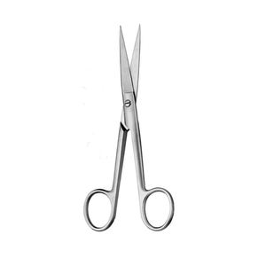 Ciseaux de pansement manuels en acier de 20cm/8 pouces, base émoussée droite à fonctionnement standard pour instruments chirurgicaux - Product Image 2