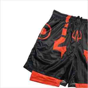 FIT FRONT Double <b>Layer</b> Compression Shorts New Design Solid Casual Sizes Available Anti-Wrinkle Stocked Front Industry - Product Image 5