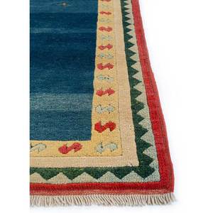Tapis en laine 3D Nuray Blue de grande surface, noué à la main, motifs géométriques et abstraits, tapis rectangulaire pour salon, modèle Pae-339 - Product Image 4