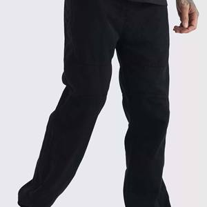 Pantalon de jogging cargo professionnel pour homme, respirant, écologique, avec taille élastique, tissu en velours côtelé, couleur personnalisée - Product Image 3