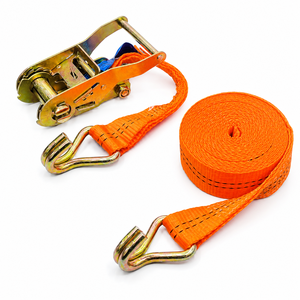 Correa de amarre de carga de baja elasticidad de 38 mm y 1500 kg, hecha de cincha de poliéster industrial para el manejo de carga en almacenes - Product Image 4