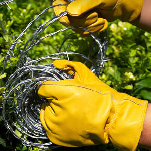 Gants d'été Gants de conducteur en cuir confortables pour la sécurité des mains Gants de conducteur en cuir de vachette. - Product Image 4