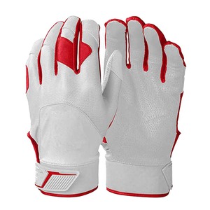 ถุงมือเบสบอลสำหรับผู้ใหญ่ถุงมือตีเบสบอลหนังแท้อุปกรณ์กีฬา - Product Image 4