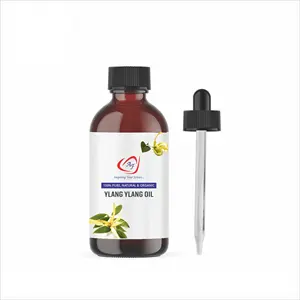 Óleo essencial orgânico de ywang com óleo de flores, completo com óleo de aroma frutado e floral