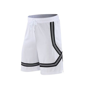 Shorts de basketball pour hommes personnalisés, imprimés par sublimation, 100 % polyester, avec ceinture élastique, poches, séchage rapide et respirant - Product Image 6
