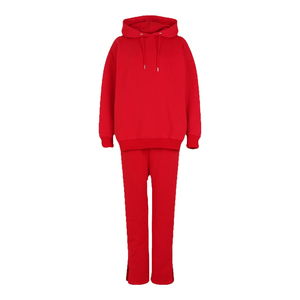 Conjunto Deportivo de Invierno Ligero y Transpirable para Mujer, Reversible, con Estampado Sólido, Sudadera con Capucha y Pantalones Deportivos, Servicio OEM, Unisex, 100% Algodón - Product Image 6