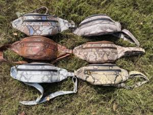 Cinturón de Cuero Auténtico con Estampado de Serpiente, Diseño 2026, con Bolsillo en la Cintura, Bolso de Viaje Moderno, Fácil de Llevar, Multiusos - Product Image 5