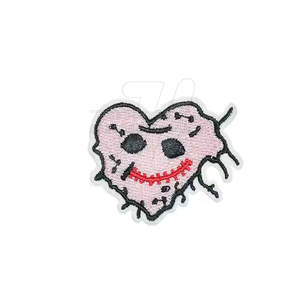 Patch brodé rond classique pour uniformes et vêtements Patch personnalisé brodé en tissu sergé fantaisie - Product Image 4