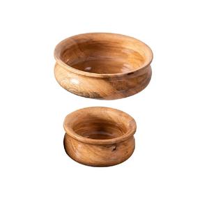 ชามไม้ทำด้วยมือขนาดกำหนดเองส่งออกเครื่องเรือนจากผู้ผลิตและผู้จัดจำหน่ายในประเทศอินเดีย - Product Image 3