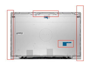 6070b1848101 Nuevo LCD Cubierta trasera superior para Elitebook 840 G8 845G8 Plata - Product Image 2