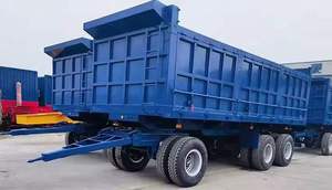 Semirremolque Volquete Hidráulico Lateral con Ruedas, Garantía de 4 Años, Uso Agrícola, Bajo Precio, Eje, Neumático y Motor Nuevos Disponibles - Product Image 3