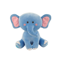 Coussin en peluche en forme d'éléphant mignon Shanghai Oriland, jouet en peluche en coton super doux et élastique