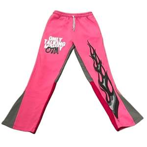 Pantalones de chándal de lana de algodón de alta calidad unisex personalizados de talla grande estilo de invierno informal transpirable diseño frontal plano para hombres y mujeres - Product Image 4