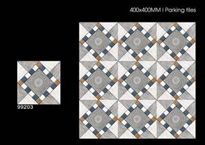 Mejor precio y calidad Durable 400x400mm Baldosas de porcelana para estacionamiento Baldosas de suelo para exteriores con rodamiento de carga pesada a prueba de intemperie - Product Image 6