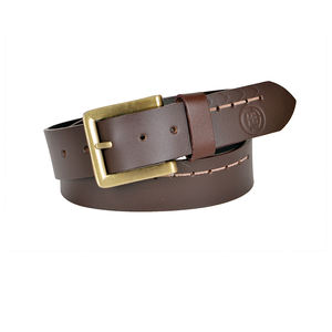 Cinturón de cuero genuino de último diseño con cinturón de cuero informal ajustable del exportador indio - Product Image 3