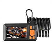 Caméra de vision nocturne portable 1080P à mise au point fixe avec capteur CMOS, miroir tubulaire, 8 mm, câble rigide de 2 m, étanche IP67 et résistante aux intempéries