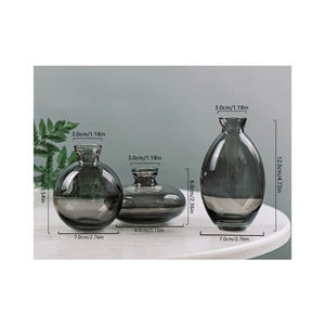 New Arrival Trio <b>Small</b> Glass Vase Nordic Style Flower <b>Pot</b> for Home Decor - Product Image 2