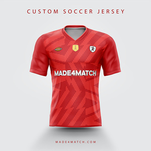 Uniforme de fútbol de Club Juvenil personalizado de alta calidad Conjunto de camiseta de fútbol de estilo retro con número de logotipo de equipo servicio OEM disponible - Product Image 4