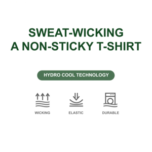 T-shirt d'extérieur à séchage rapide STREETLAB pour homme, manches courtes, 100 % polyester, évacuation de l'humidité, coupe ample, respirant - Product Image 6