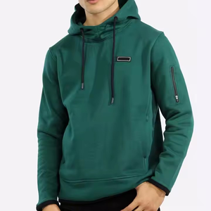 Sweats à capuche pour hommes 100% coton, séchage rapide et respirant, logo personnalisé et broderie 3D, coupe parfaite - Product Image 4