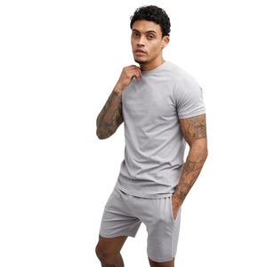Ensemble d'été pour hommes t-shirt avec short assorti ensembles de shorts de gymnastique pour hommes t-shirt et ensemble court hommes et femmes et logo unisexe à manches courtes - Product Image 6