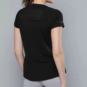 Camiseta Deportiva Corta Personalizada para Mujer 2026, de Spandex y Poliéster, Talla Grande, Sexy, Ajuste Regular, Secado Rápido, para Entrenamiento de Verano - Product Image 2