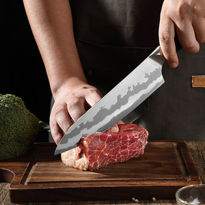 มีดเชฟเนื้อสำหรับทำอาหารระดับมืออาชีพมีดทำครัวเหล็กกล้าคาร์บอนสูงสินค้ามาใหม่งานตามสั่ง - Product Image 4