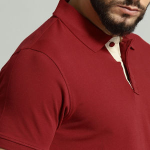 Chemises de golf pour hommes à manches courtes, en coton, imprimées, anti-rides, tendance, avec broderie de logo personnalisée, vente en gros à prix réduit - Product Image 1