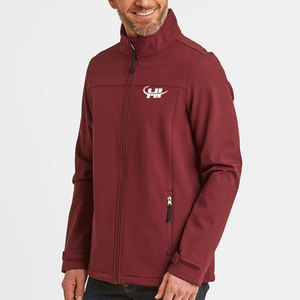 Softshell Jacket Breathable Eco-Friendly Men's <b>Stand</b> Collar Front Logo Customized Light <b>Weight</b> Winter Casual - Product Image 1