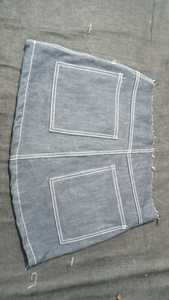 กางเกงยีนส์ผ้าบางสไตล์ฮิปฮอปสำหรับผู้ชายกางเกงผ้าเดนิมแบบลำลองสำหรับฤดูใบไม้ร่วงสีพื้นสำหรับ100% - Product Image 5