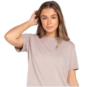 Camisetas de Algodón Extra Grandes y Elegantes, Ropa Casual, Cuello Redondo, Camisetas Básicas de Manga Corta, Camisetas de Verano con Cuello Redondo y Tinte Sólido - Product Image 3