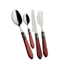 <b>Grey</b> Combo Cutlery <b>Set</b> Modern Painted Finishing with Multiple Size and Shaped Designs Flatware <b>Sets</b> - Product Image 2