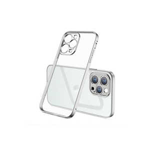 Coque de protection en silicone TPU JoieCreatif Luxury Silver Matte Gbox pour iPhone 12 Pro Max, coque arrière élégante pour 7 Plus 14 Plus - Product Image 1