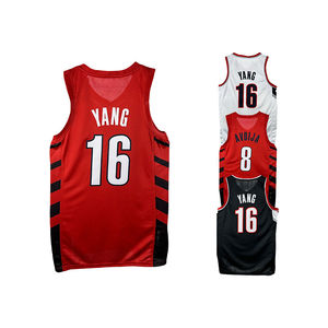 Ensemble de maillots de basket-ball de haute qualité, shorts respirants à séchage rapide, vente en gros - Product Image 5