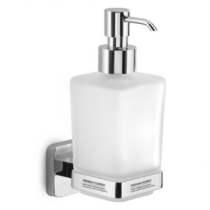 Distributeur de savon mural TONGA TO81 13 en chrome poli 6,3x11,7x17,3cm – Articles de bain et toilettes - Product Image 2