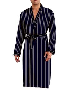 Batas de dormir para hombre de satén de seda 100% simples y suaves, batas de baño de seda personalizadas de verano de alta calidad con logotipo personalizado. - Product Image 2