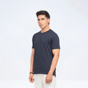 เสื้อเจอร์ซีย์ผ้าฝ้าย100% แบบพรีเมี่ยมเสื้อยืดพิมพ์ลายถ่ายเทความร้อนโลโก้แบบกำหนดเองแห้งเร็วและระบายอากาศได้ดีใส่ได้พอดีตัวปกติ - Product Image 1