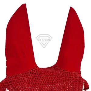 Latest Design Good Quality Horse Ear <b>Bonnet</b> Net Available in New Design & Any Color Equestrian Horse Fly Veil Ear <b>Bonnet</b> - Product Image 5