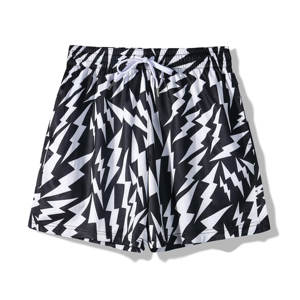 Customized Embroidered Logo Sublimation Printed Double <b>Layer</b> Solid Casual Mesh Shorts Quick Dry Summer for Men - Product Image 1