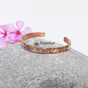 สร้อยข้อมือทองแดงบำบัดเพื่อการบรรเทาข้อต่อและการออกแบบที่หรูหราโดย tradebyd - Product Image 3