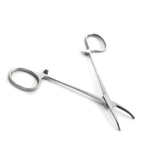 Premium 12.5cm Curved Stainless Steel Kocher Forceps Precision Surgical Procedures Durable Reusable Instrument Optimal Grip - Product Image 2