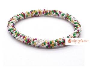Top Wholesale Supplier Exporting Wide Range of Cotton Thread Based Durable <b>Glass</b> Bead Bracelet for Daily Fashion - Product Image 3
