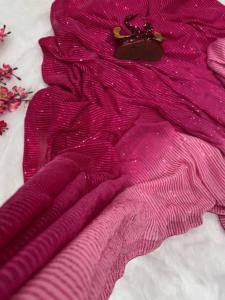 Bollywood indien Designer Showstopper Sari Dernier exclusif de qualité supérieure Saree Blouse Mariage ethnique Superbes femmes à la mode - Product Image 6