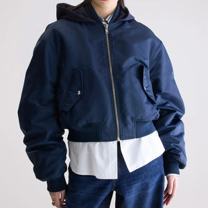 Chaqueta Bomber de Invierno para Mujer, Diseño Nuevo, Venta al por Mayor, Personalizable, Impermeable, Transpirable, Resistente al Viento, Precio de Fábrica - Product Image 3